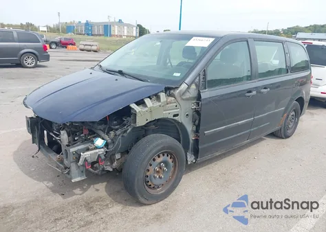 2012 Dodge Grand Caravan Se/Avp из США, поврежденный, VIN 2C4RDGBG5CR342939